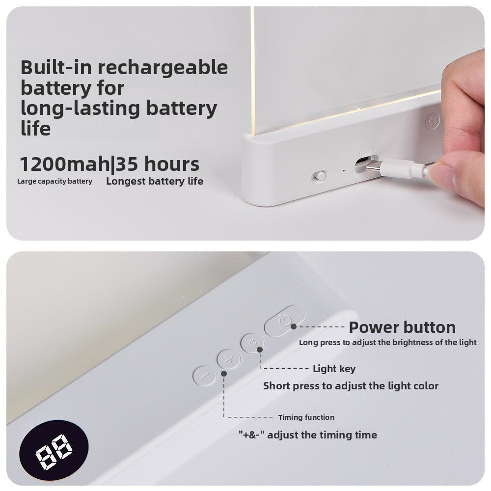 Adjustable LED Tablet Reading Lamp with Eye Protection