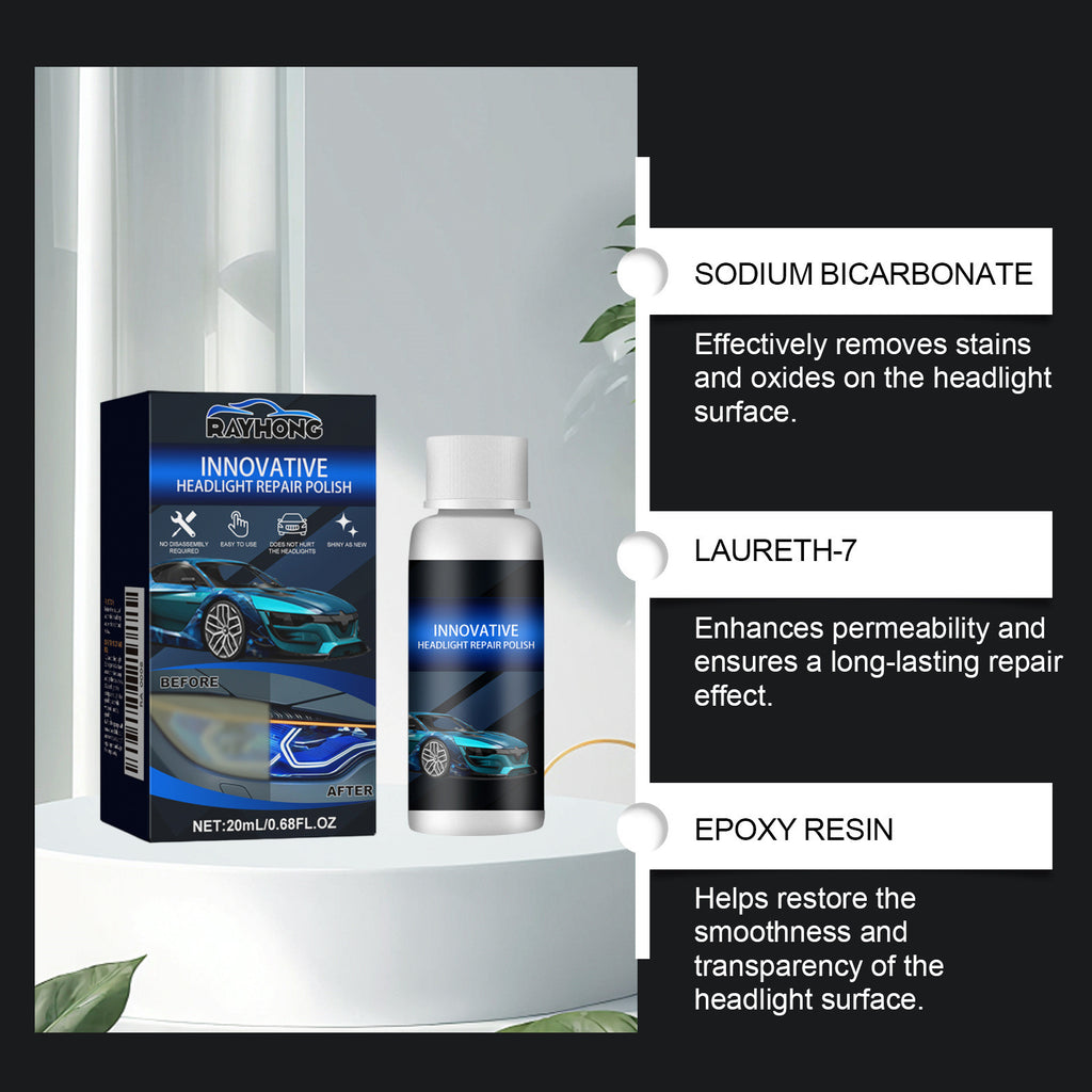 Car Headlight Restoration Maintenance Liquid