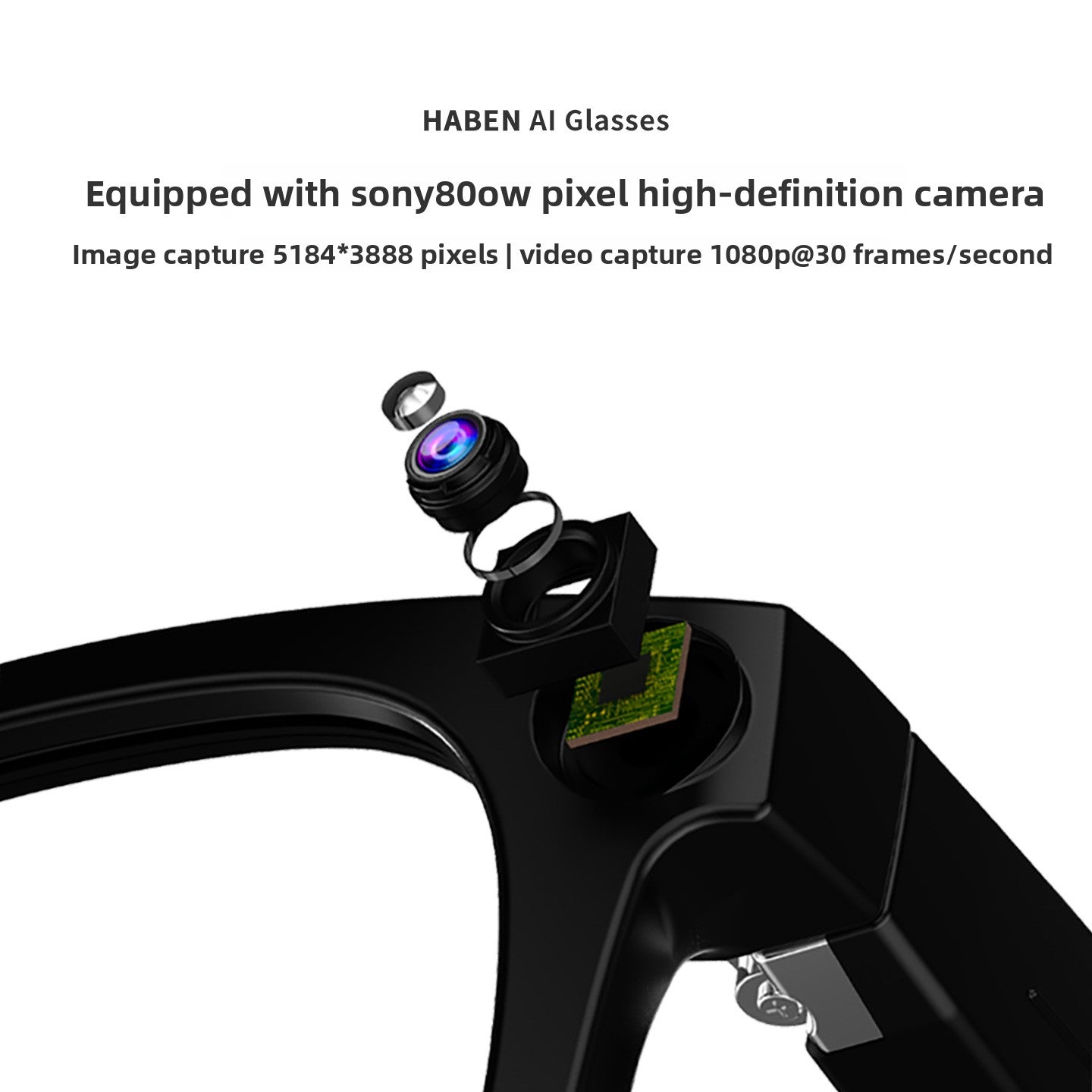 AI Camera Glasses with Voice Translation