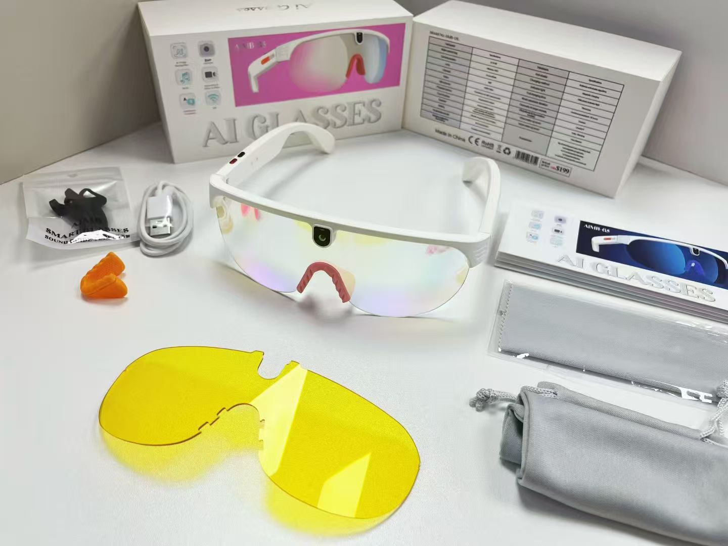 AI Translation Smart Glasses with Camera