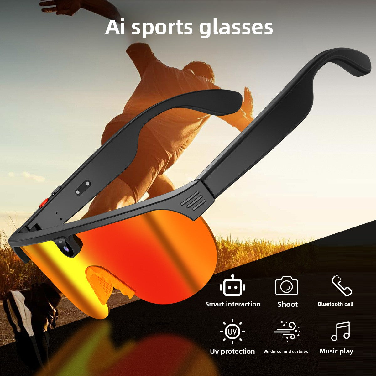 AI Translation Smart Glasses with Camera