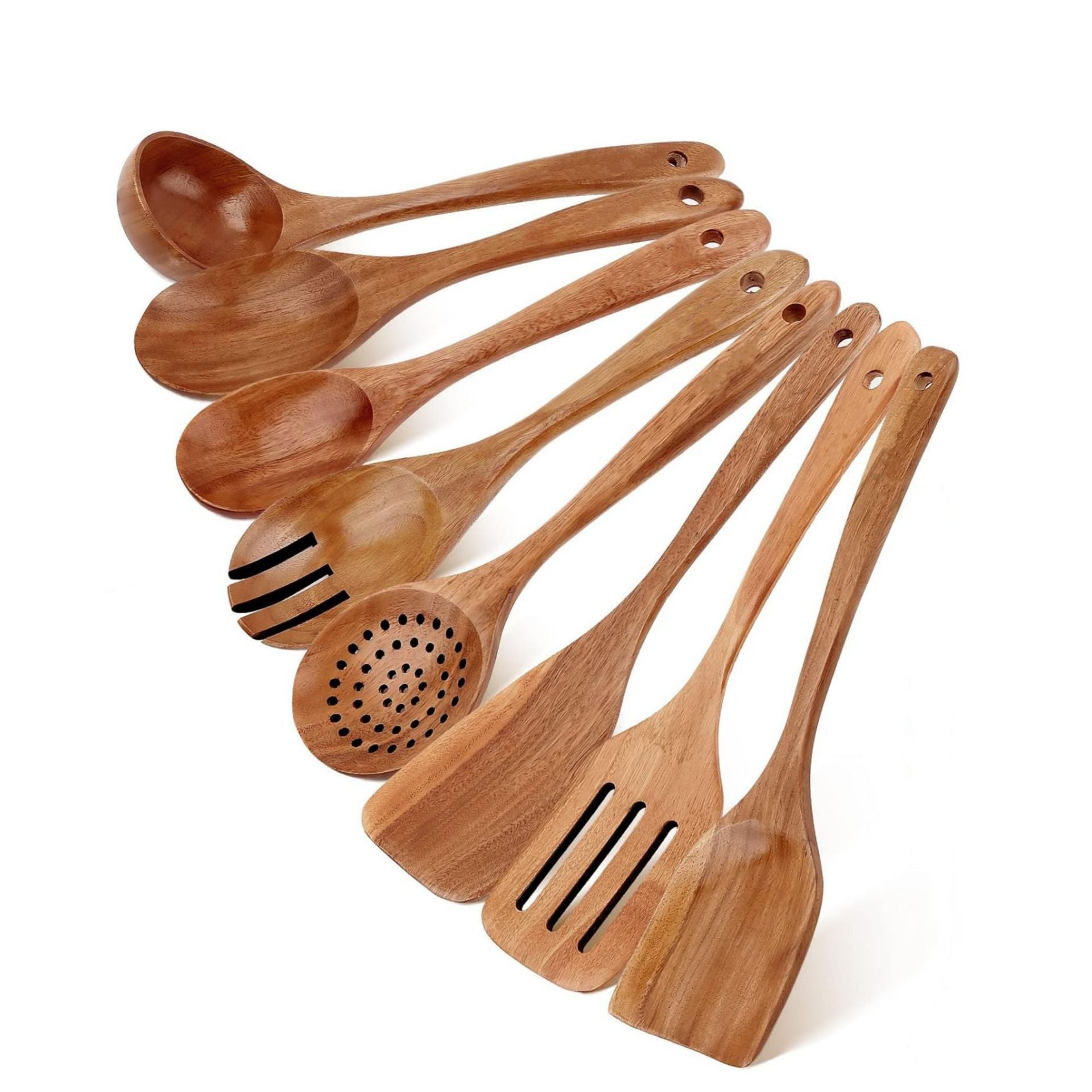 Acacia Wood Kitchen Utensil Set