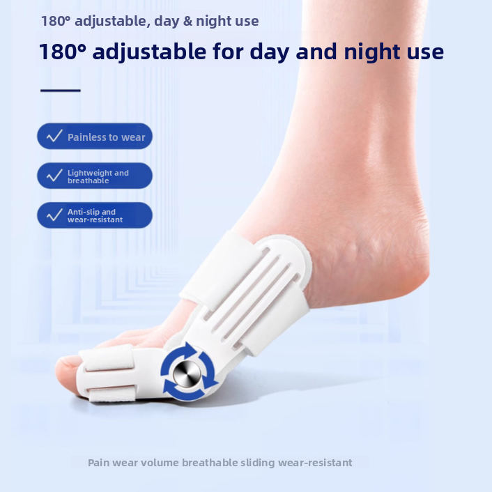 Adjustable Silicone Toe Corrector for Bunion Relief