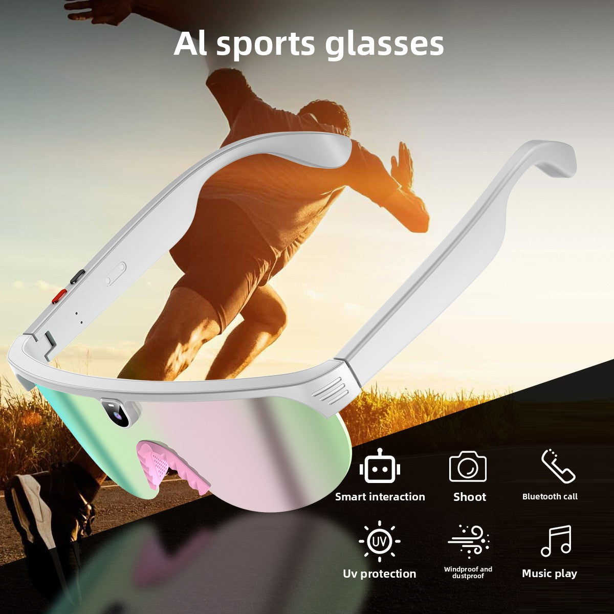 AI Translation Smart Glasses with Camera