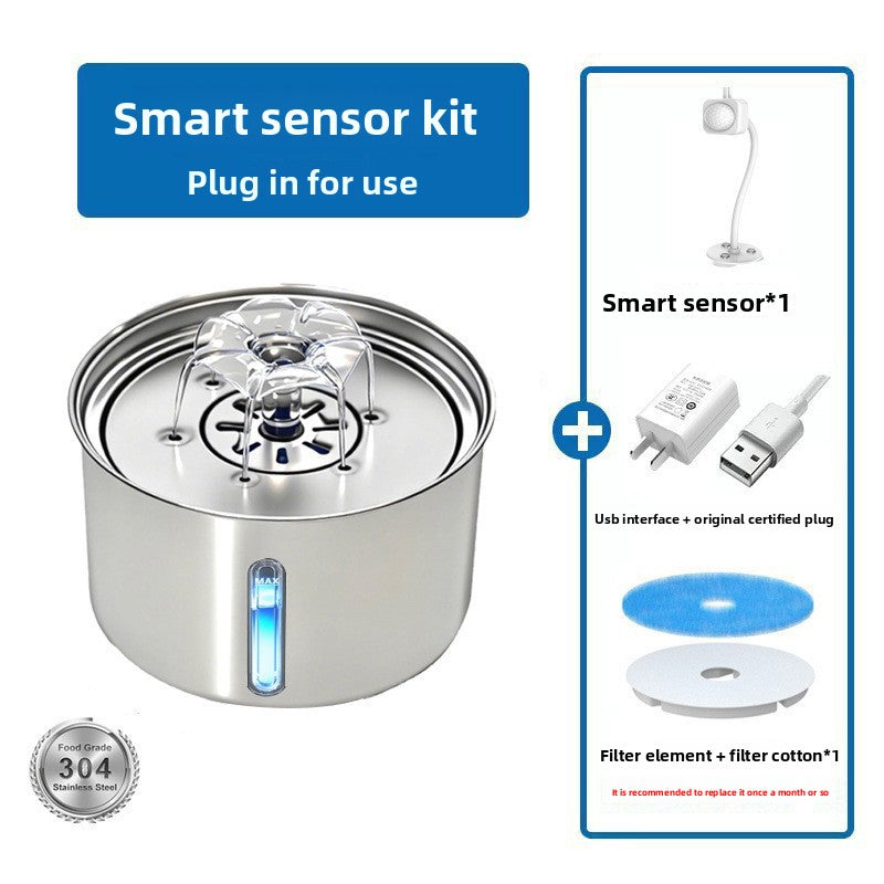 Automatic Stainless Steel Pet Water Fountain