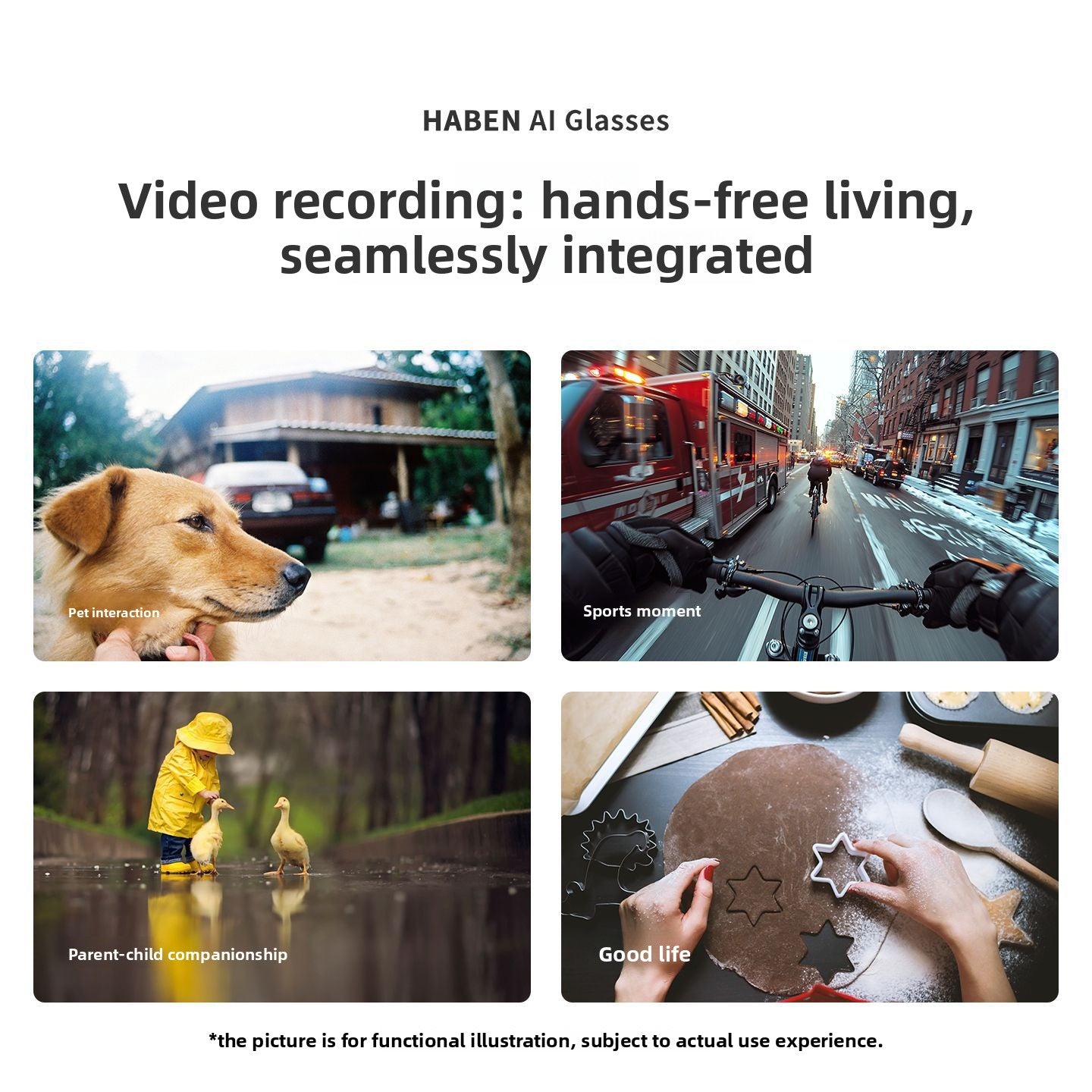 AI Camera Glasses with Voice Translation