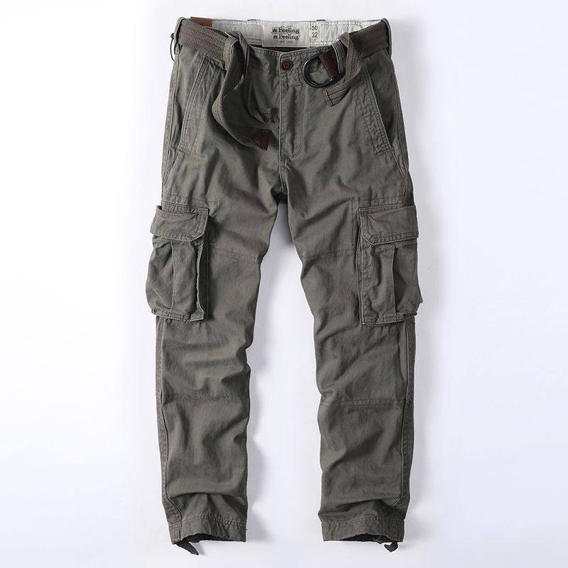 American Retro Camouflage Cotton Casual Pants