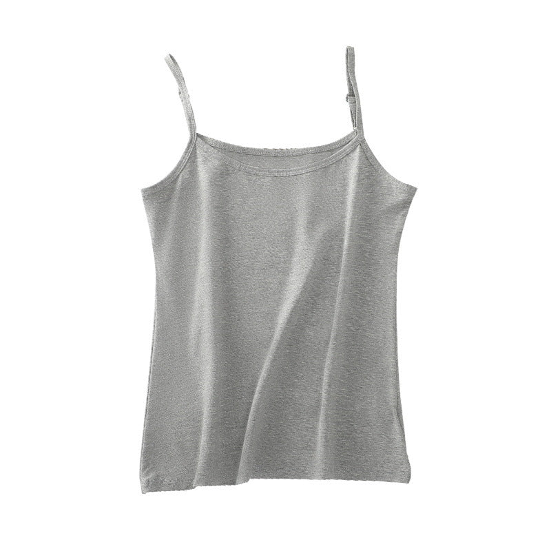 Adjustable Pure Cotton Camisole Women Seamless Vest