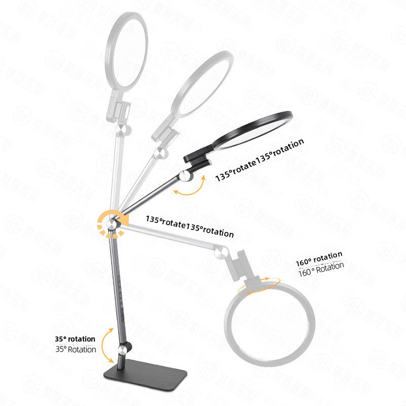 Adjustable Full Spectrum LED Desk Lamp with USB Charging