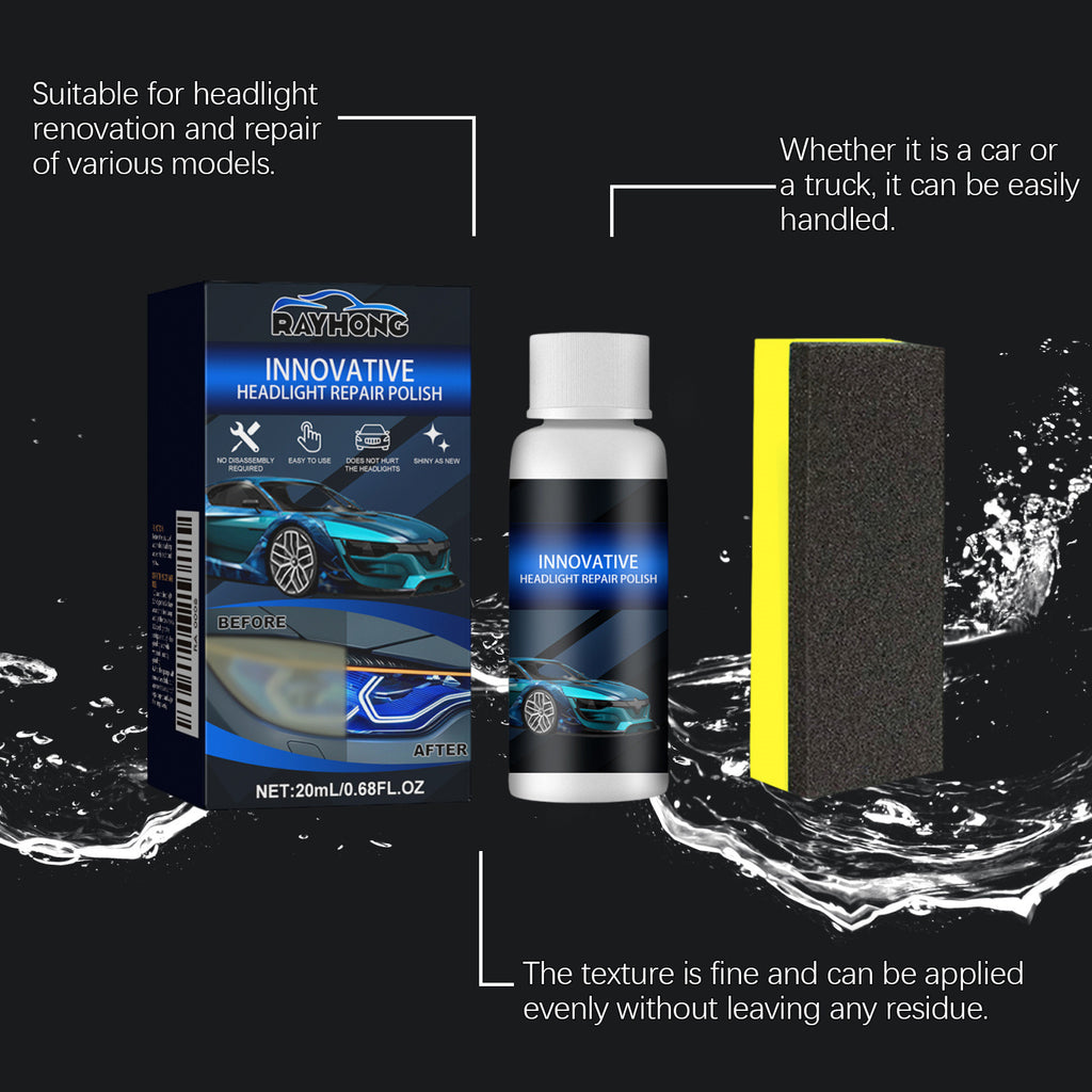 Car Headlight Restoration Maintenance Liquid