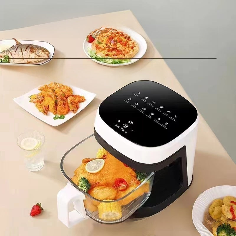 8.5L Glass Air Fryer with Digital Control