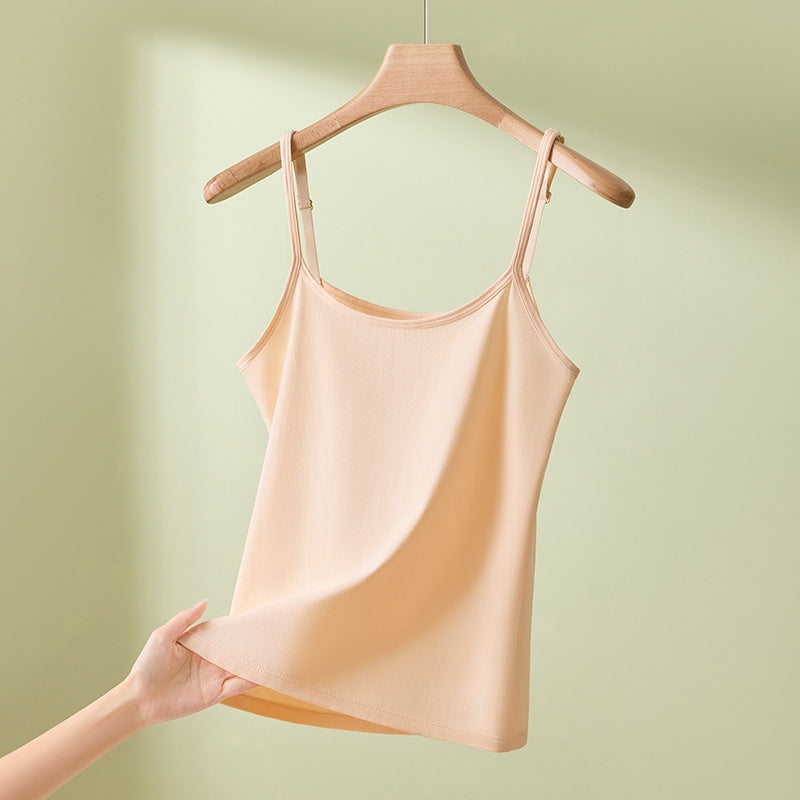 Adjustable Pure Cotton Camisole Women Seamless Vest